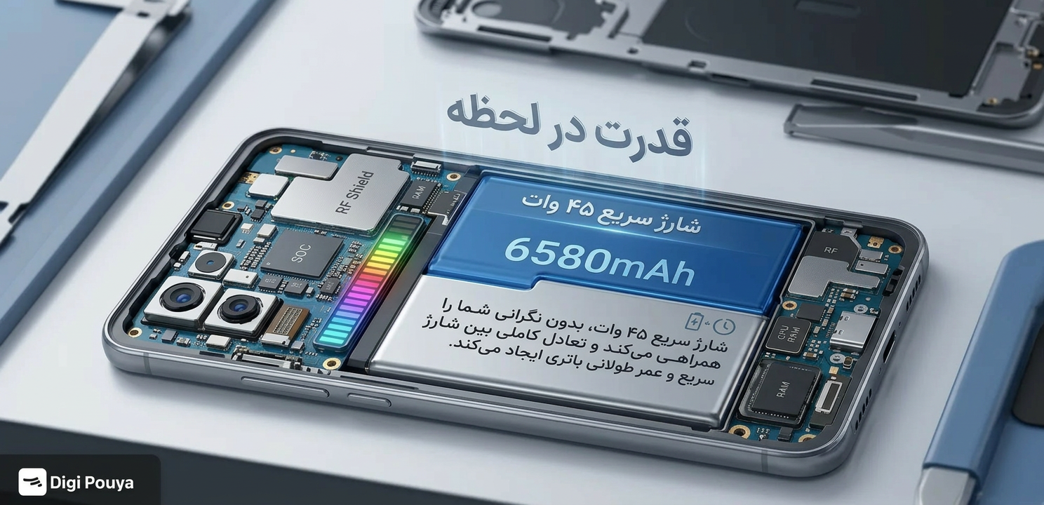 باتری و شارژ گوشی Redmi Note 15 Pro 5G 