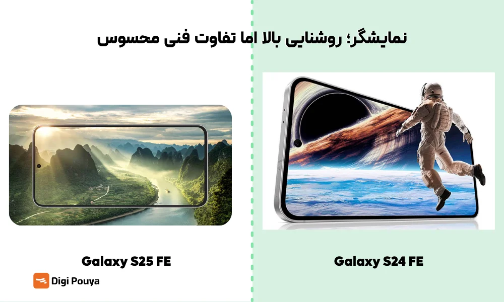 نمایشگر داینامیک امولد 2X در S25 FE و S24 FE