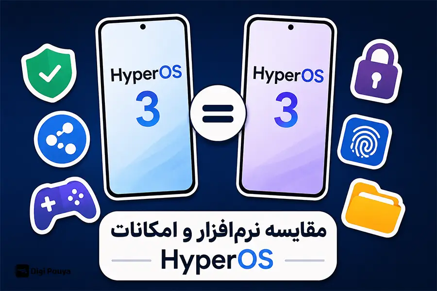 تفاوت رابط کاربری HyperOS3 و تجربه نرم‌افزاری دو گوشی