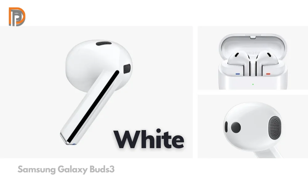 رنگ سفید Galaxy Airbuds 3