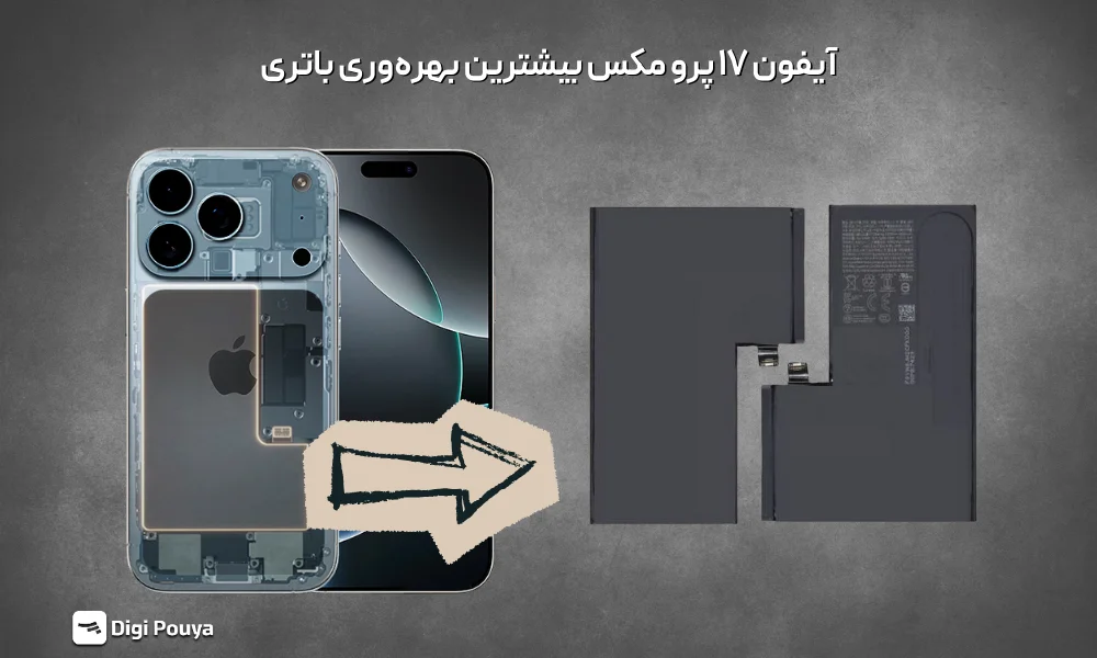 بهترین بهره وری باتری در ایفون 17 پرومکس