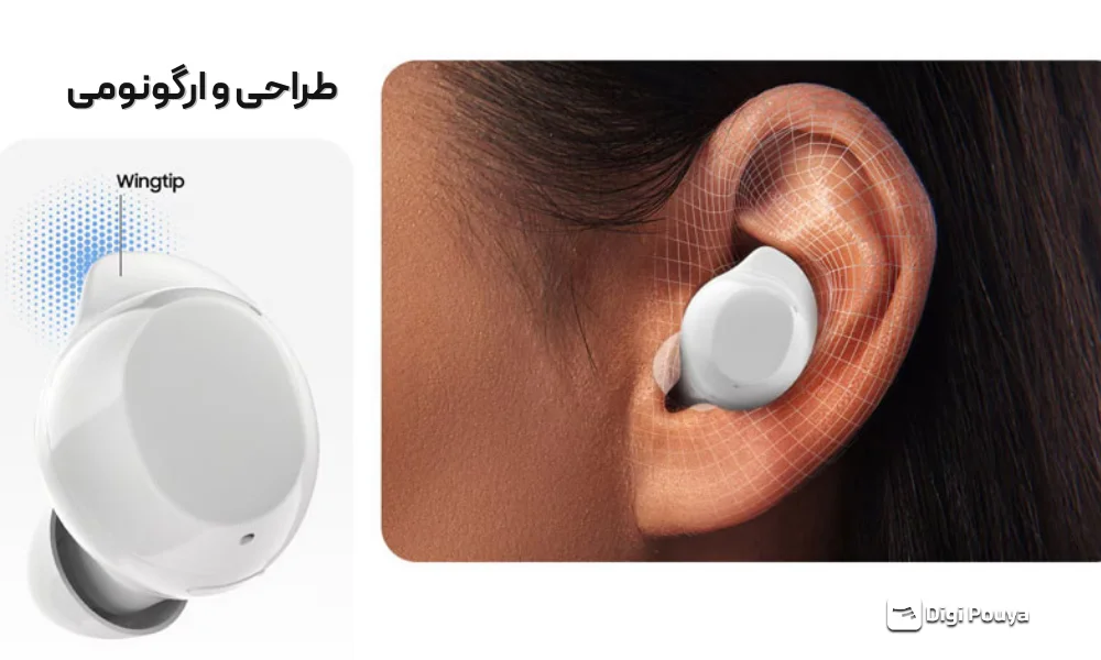 طراحی و ارگونومی مناسب گلکسی بادز Core سامسونگ