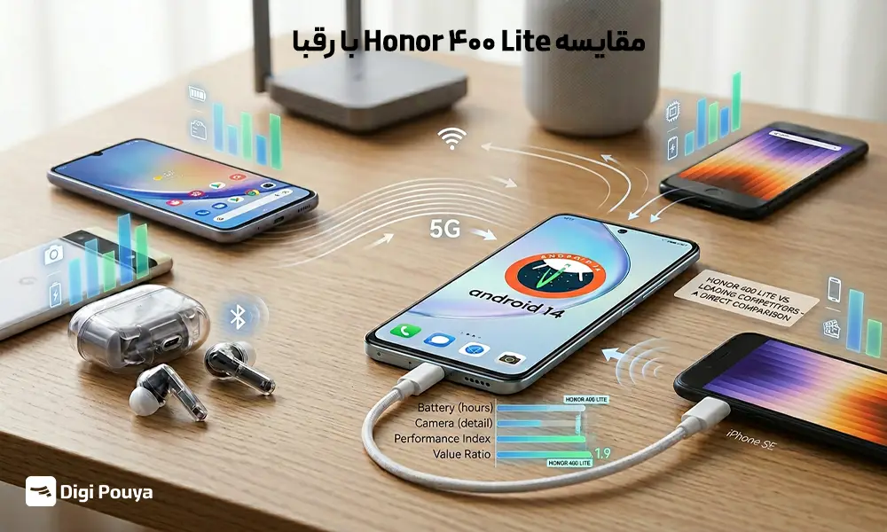 مقایسه Honor ۴۰۰ Lite با گوشی‌های هم‌رده