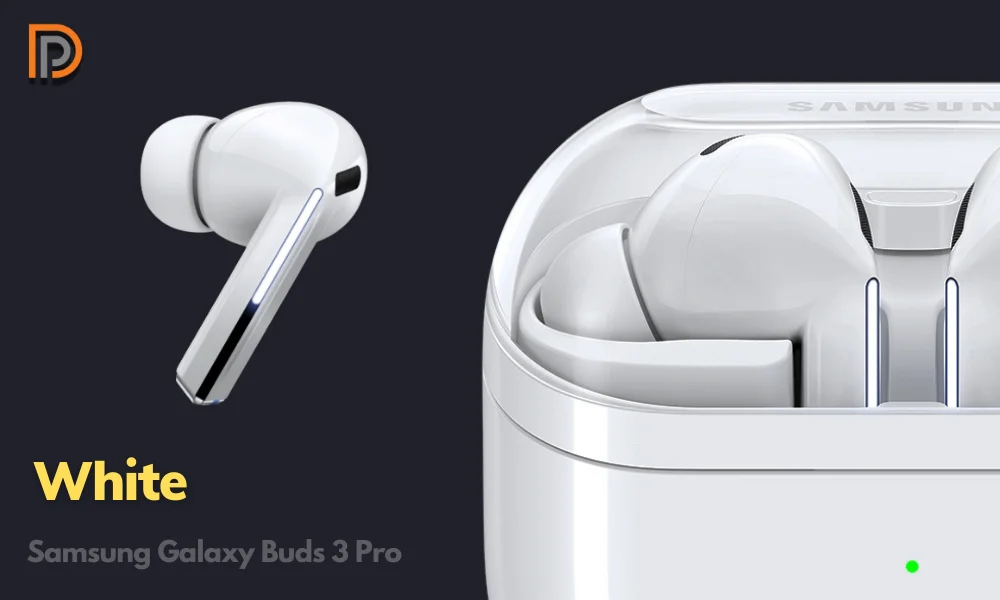 رنگ سفید Galaxy Buds 3 Pro هدفون بلوتوثی