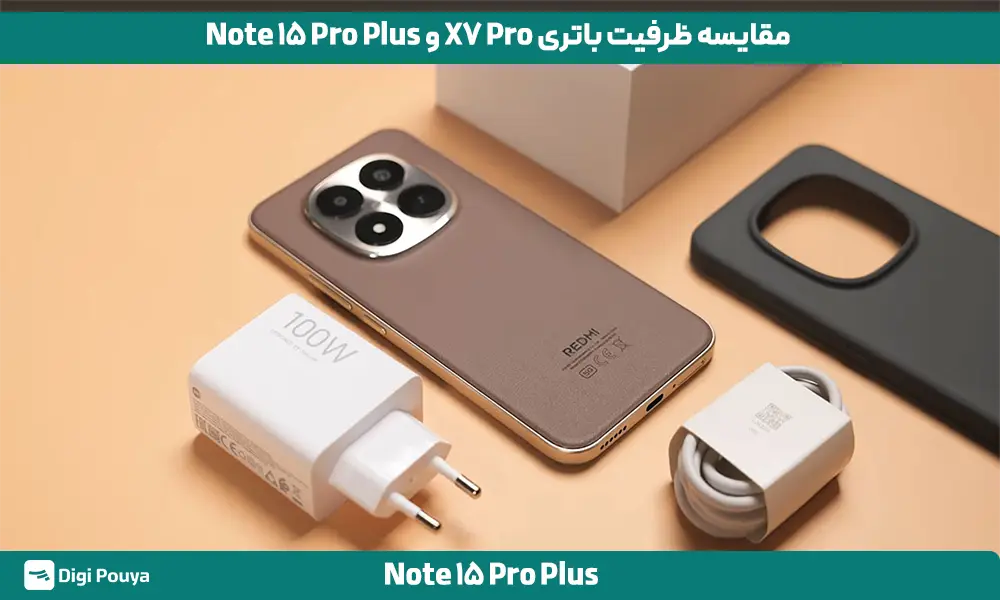 شارژ و ظرفیت باتری Redmi Note 15 Pro Plus