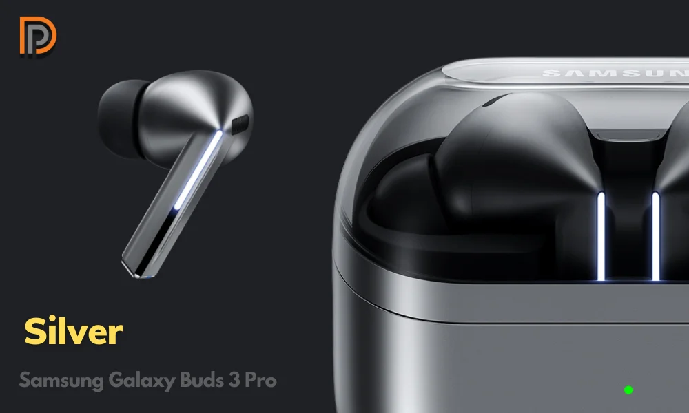 رنگ نقره ای در Galaxy Buds 3 Pro