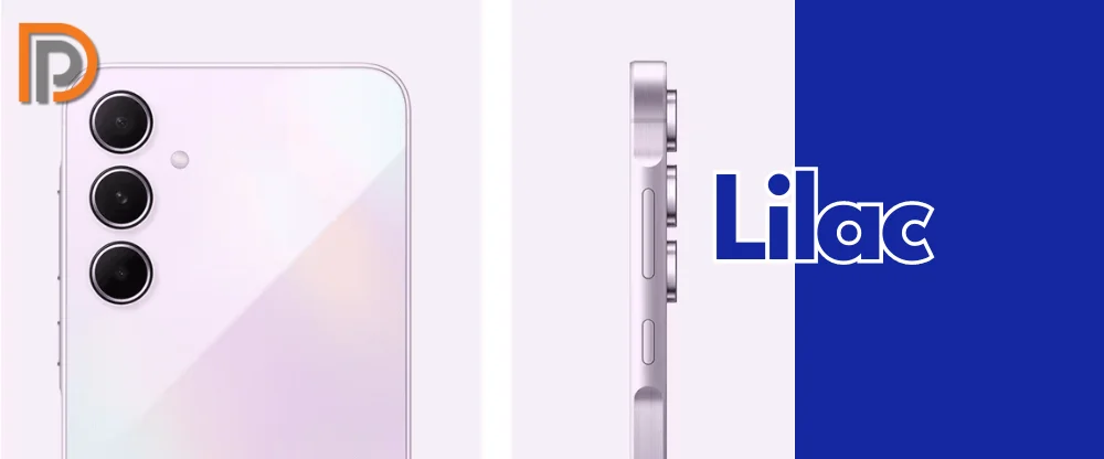 گوشی A55 سامسونگ با رنگ صورتی Lilac
