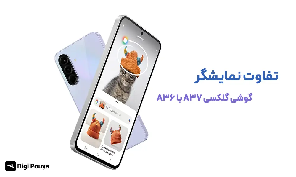 نمایشگر گوشی گلکسی A37 با A36
