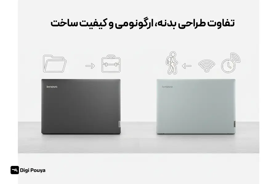 ظاهر، فرم و زیبایی بصری لپ تاپ لنوو آیدیاپد 3 اسلیم