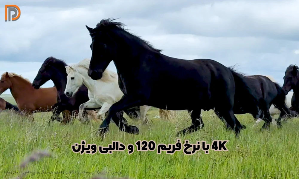 قابلیت فیلم برداری 4K با نرخ 120 هرتز