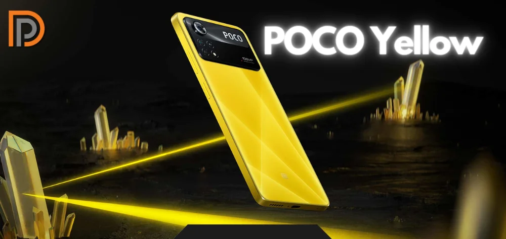 رنگبندی زرد در گوشی POCO X4 PRO