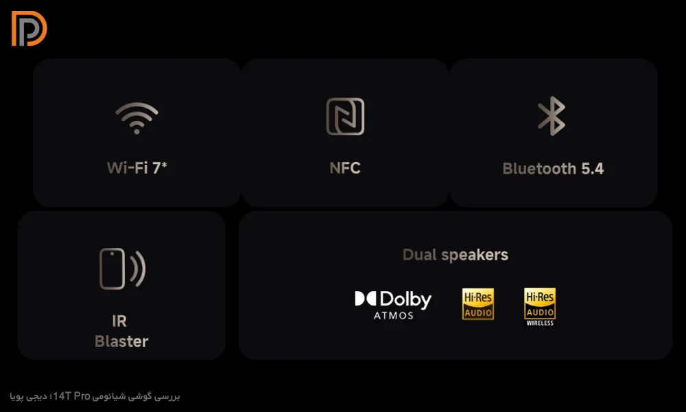 ویژگی و حسگرهای Xiaomi 14T Pro