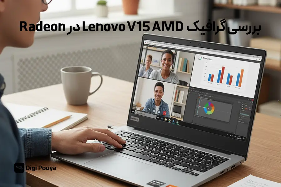 عملکرد گرافیک Radeon Graphics در Lenovo V15 AMD