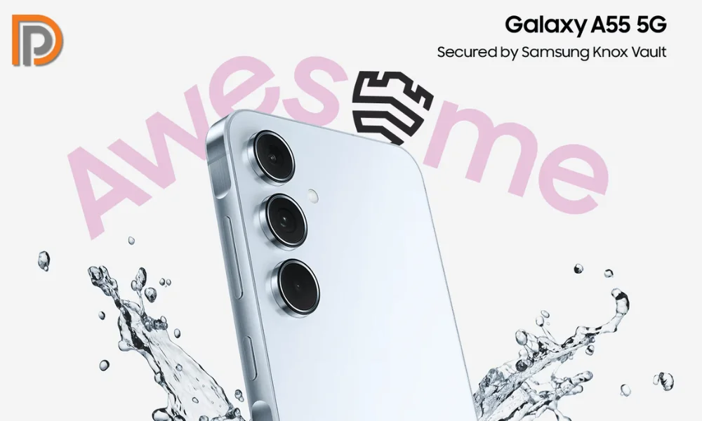 بررسی طراحی گوشی A55 برند Samsung