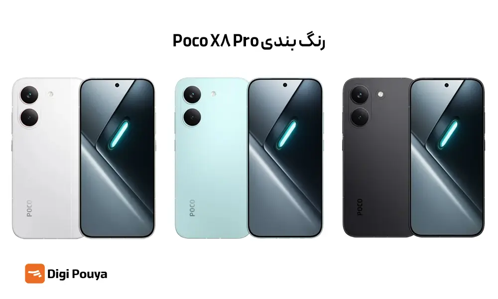 طراحی و رنگ بندی پوکو X8 پرو