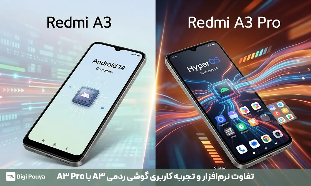 مقایسه نرمافزار گوشی ردمی A3 با A3 Pro