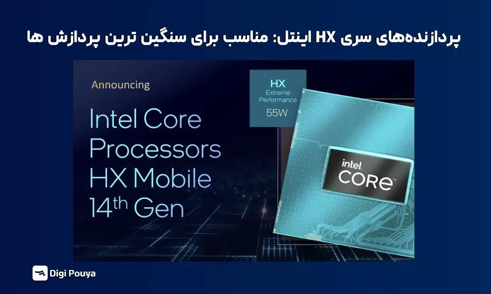 سری جدید پردازنده های اینتل با پسوند H با نام HX