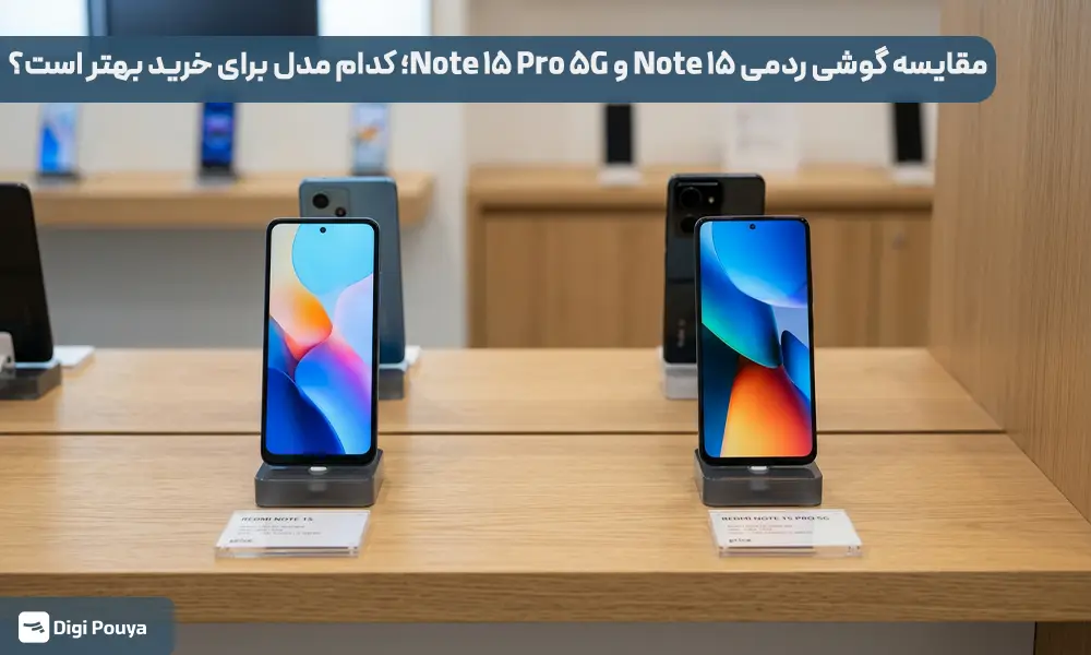 مقایسه گوشی ردمی Note ۱۵ و Note ۱۵ Pro 5G؛ کدام مدل برای خرید بهتر است؟