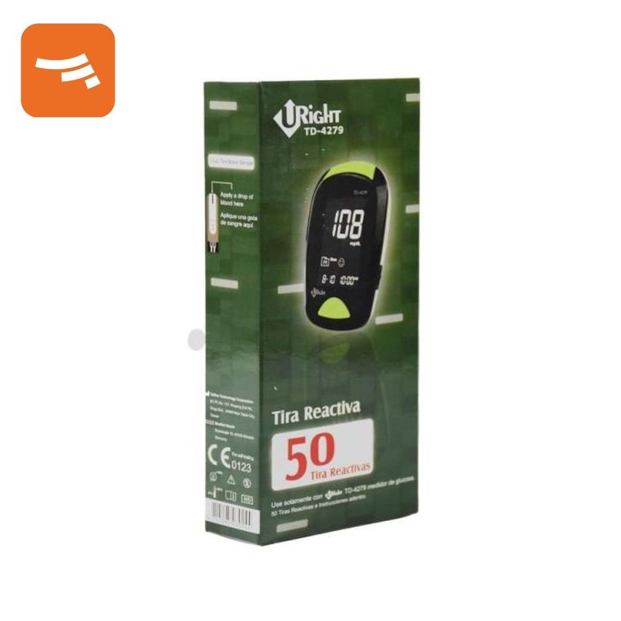 نوار تست قند خون 50 عددی مدل Uright TD-4279