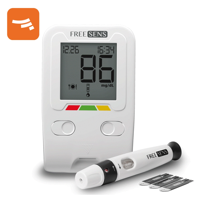 دستگاه سنجش قند خون بدون نوار تست مدل Freesens