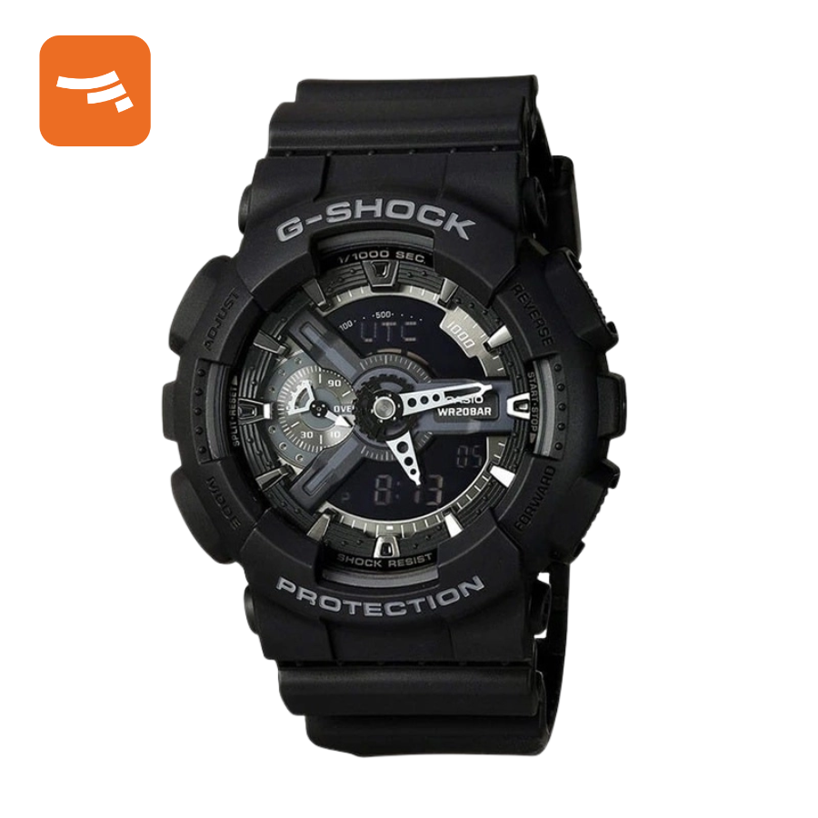 ساعت مچی عقربه ای و دیجیتال مردانه کاسیو G-SHOCK مدل GA-110-1B