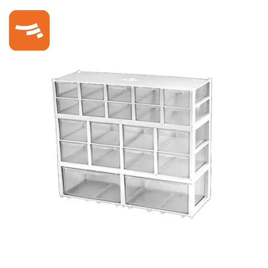 کشو کریستالی (اورگانایزر) 5 طبقه 20 کشو کد M20