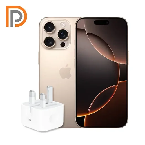 گوشی موبایل آیفون 16 پرو با ظرفیت 256 گیگابایت رجیستر شده (پارت ZAA) - Not Active - به همراه شارژر