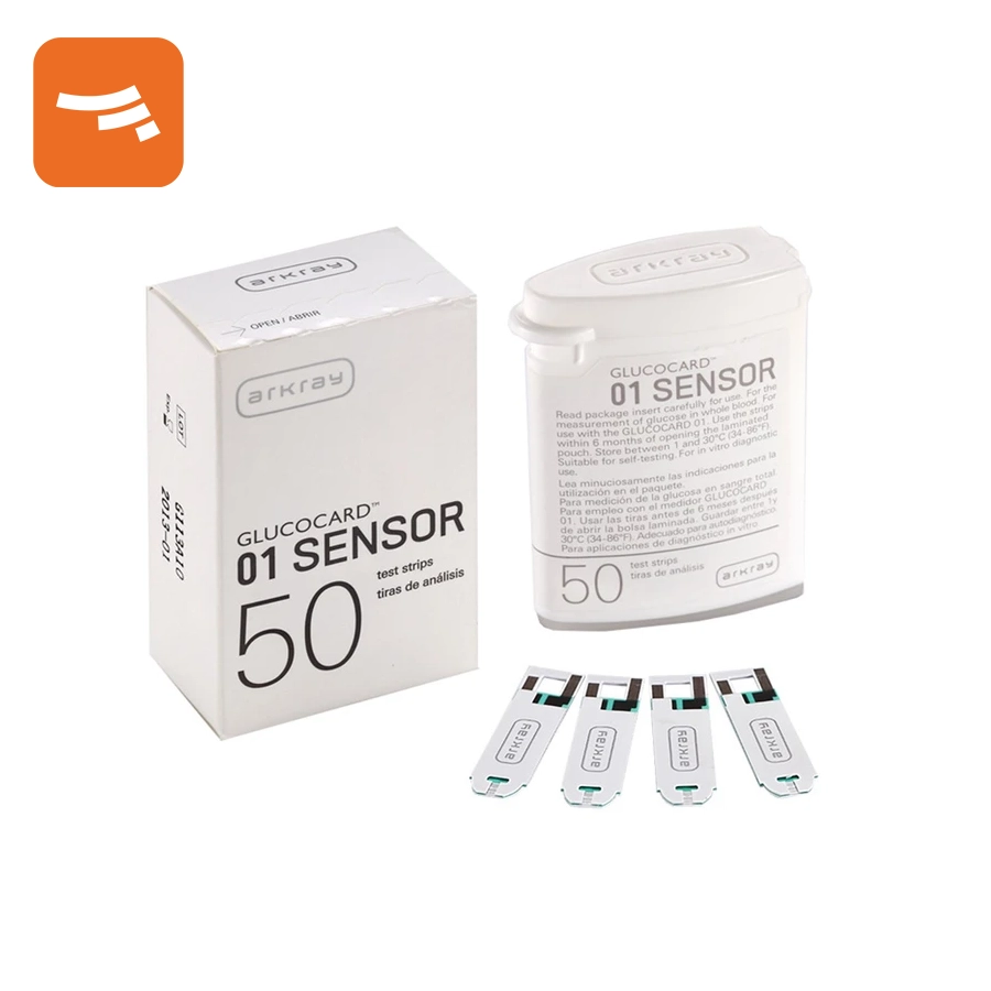 نوار تست قند خون 50 عددی مدل Glucocard-01 Sensor